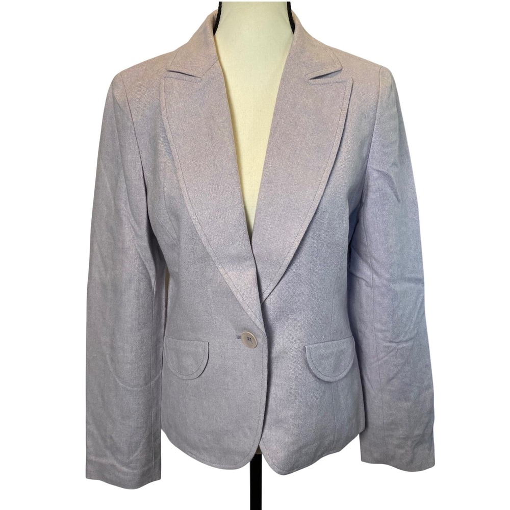 Kenneth Cole New York Women's Wool Blend Blazer Jacket Size 8 Office Career